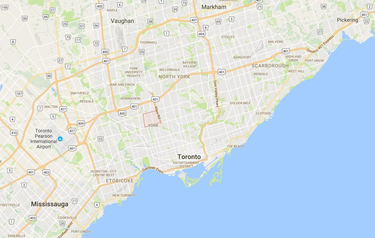 Kat jeyografik nan Briar Hill–Belgravia distri Toronto