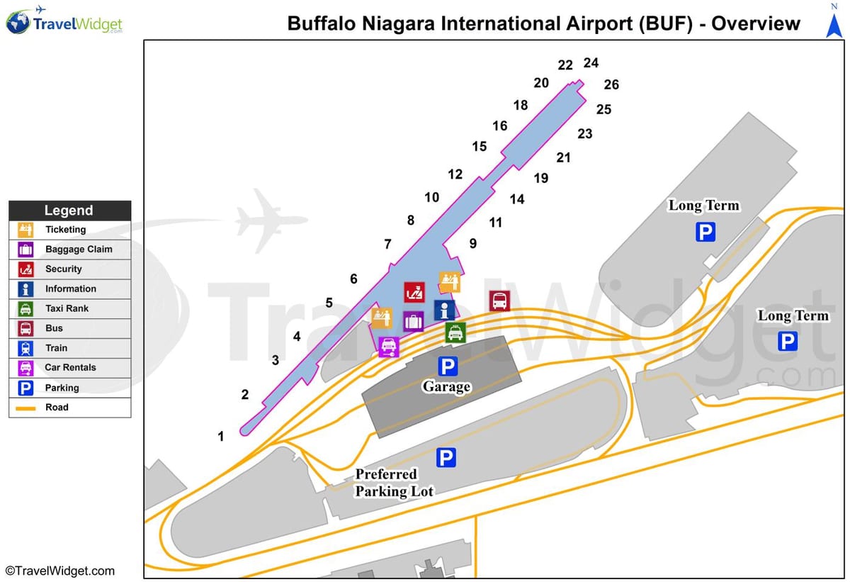 Kat jeyografik nan Buffalo Niagara ayewopò