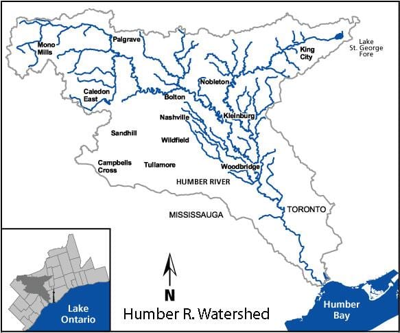 Kat jeyografik nan larivyè lefrat la Humber