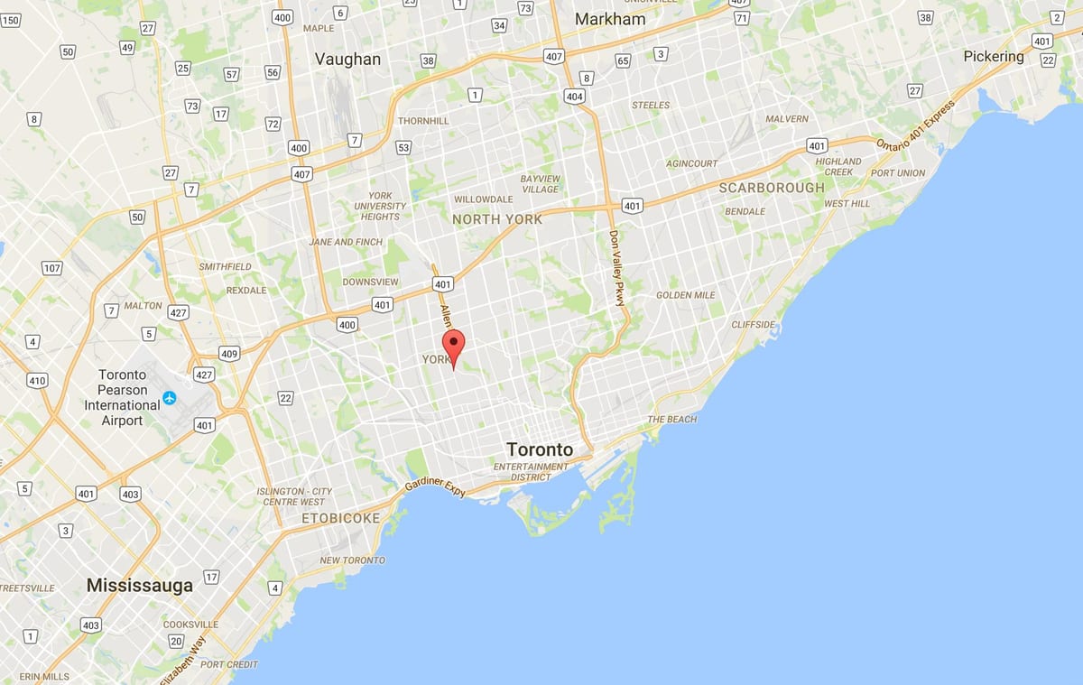 Kat jeyografik nan Oakwood–Vaughan distri Toronto