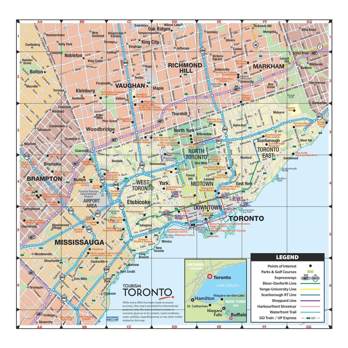 Kat jeyografik nan pi gwo zòn Toronto