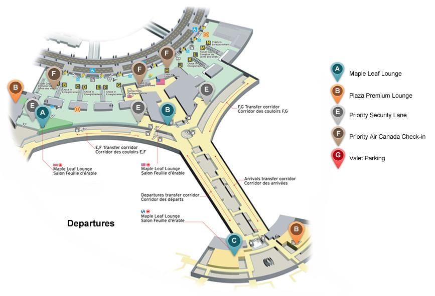 Kat jeyografik nan Toronto Pearson ayewopò entènasyonal depa tèminal
