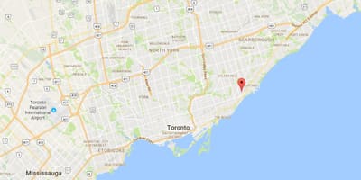 Kat jeyografik nan Birch Falèz Wotè distri Toronto