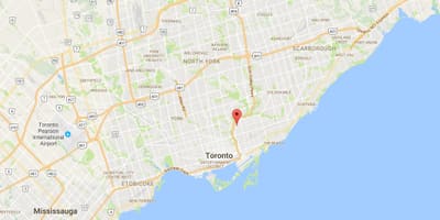 Kat jeyografik nan Broadview Nò distri Toronto