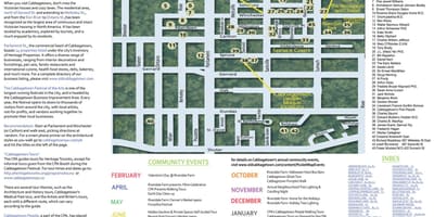 Kat jeyografik nan Cabbagetown evènman Toronto