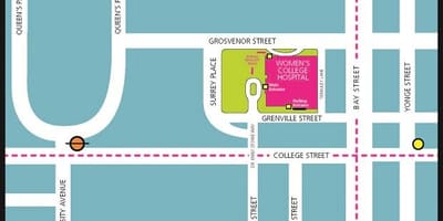 Kat jeyografik nan Fanm la nan Kolèj Lopital Toronto