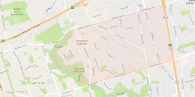 Kat jeyografik nan Humber Somè katye Toronto