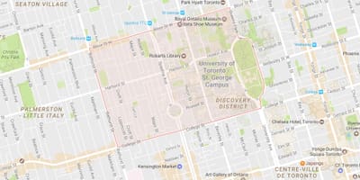 Kat jeyografik nan Inivèsite nan Toronto