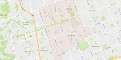 Kat jeyografik nan L'Amoreaux katye Toronto
