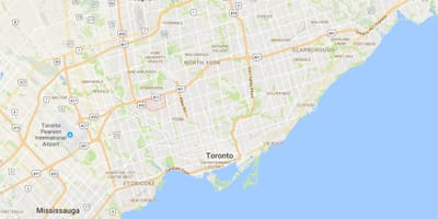 Kat jeyografik nan Erab Fèy distri Toronto