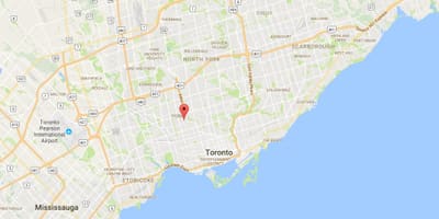 Kat jeyografik nan Oakwood–Vaughan distri Toronto