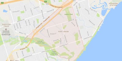 Kat jeyografik nan Pò Sendika katye Toronto