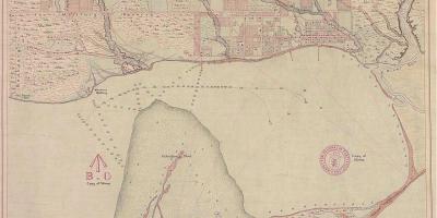 Kat jeyografik nan peyi York Toronto 1787-1884