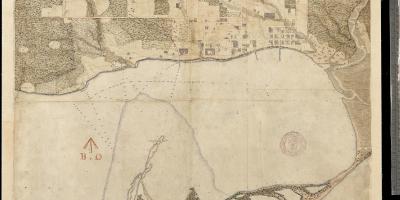 Kat jeyografik nan peyi York Toronto a premye centure 1787-1884
