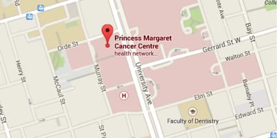 Kat jeyografik nan Princess Margaret Kansè Sant Toronto