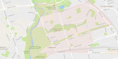 Kat jeyografik nan Rockcliffe–Smythe katye Toronto