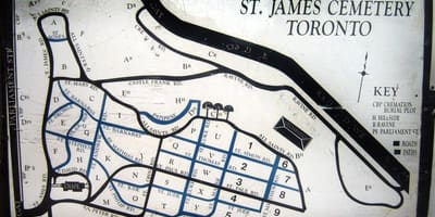 Kat jeyografik nan St James simityè