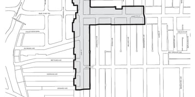 Kat jeyografik nan ti Bebe pwen pòtay yo, yo Toronto