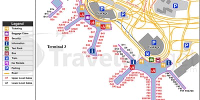 Kat jeyografik nan Toronto Pearson ayewopò entènasyonal