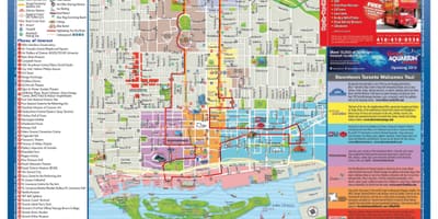 Kat jeyografik nan kote nan enterè Toronto