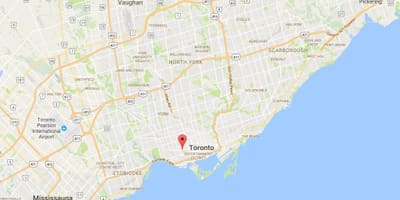 Kat jeyografik nan Trinité–Bellwoods distri Toronto