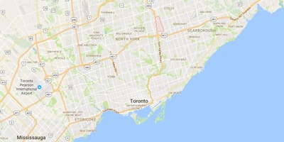 Kat jeyografik nan View Bèl distri Toronto